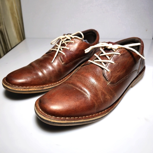 Steve Madden Brown Harpoon Oxford Wood Men's Size 12 - Picture 14 of 16